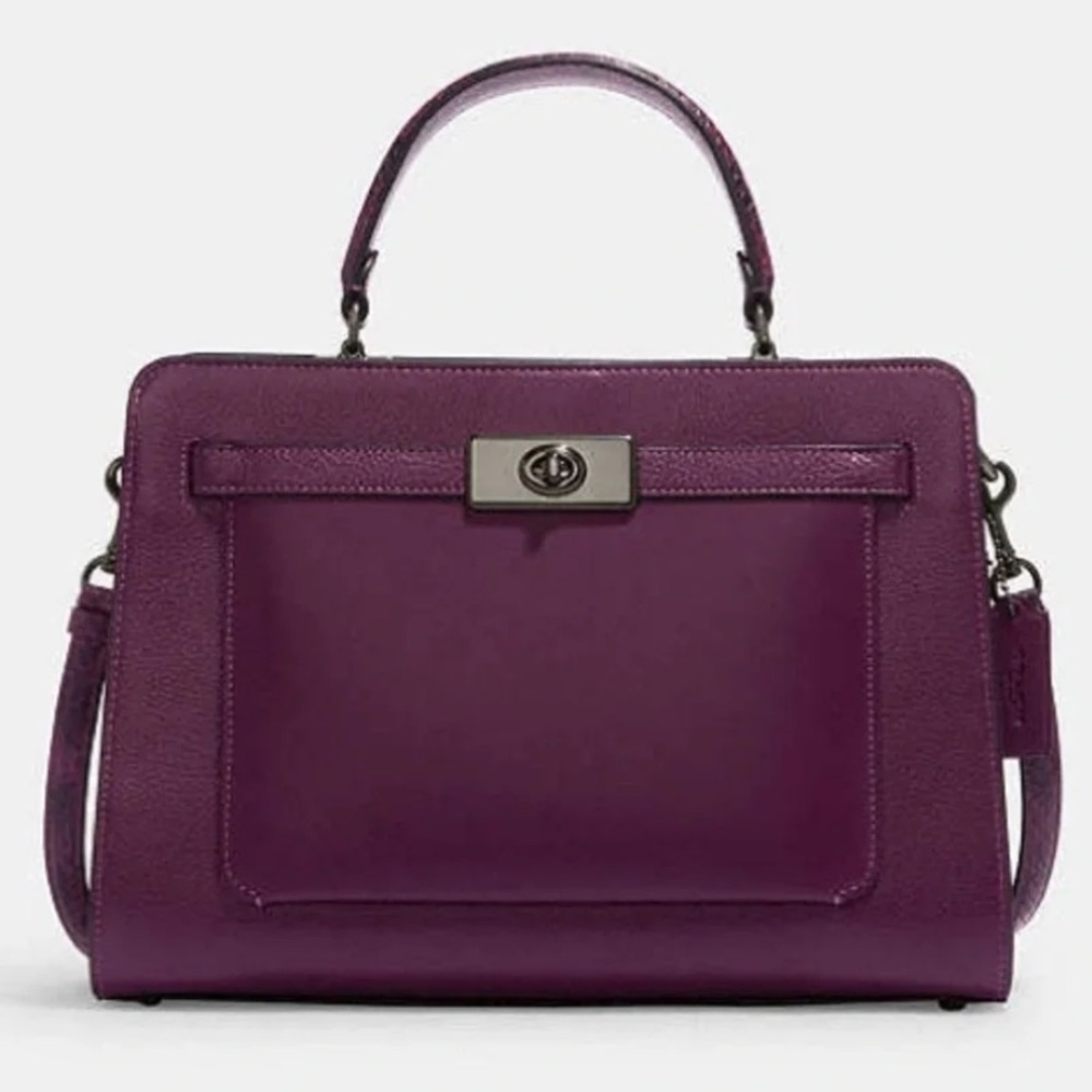 Coach Lane Carryall in Boysenberry